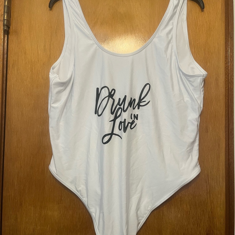 Bride/ bachelorette drunk in love swimsuit